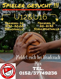 SVM Basketball sucht Spieler