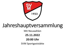 Jahreshauptversammlung 2022